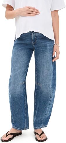 DL1961 Women's x Bumpsuit Miro Barrel Maternity Jeans in Kuwait