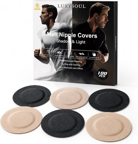 Mens Nipple Covers No Show,120PCS Ultra Thin Nipple Covers for Running Men & Marathons,Male Nipple Guards in Kuwait