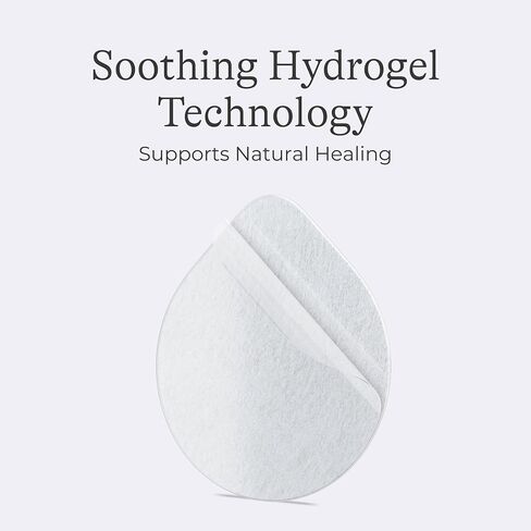 Lansinoh Soothies Cooling Gel Nipple Pads, Reusable Hydrogel Pads for New Moms, Soft & Gentle Breastfeeding Essentials, 6 Count in Kuwait