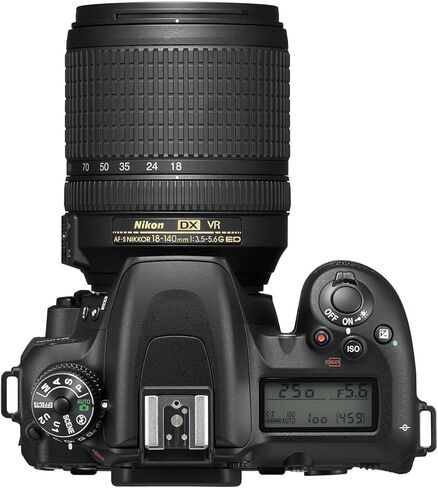 Nikon D7500 DSLR Camera 18-140mm Lens DX Format Bundle with AF-S NIKKOR 50mm f/1.8G Lens + Ultracompact on Camera-Mount Microphone + Tripod + Filter Kit 58mm + 64GB Memory Card + Backpack + More in Kuwait
