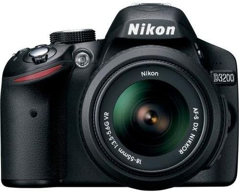 Nikon D3200 24.2 MP CMOS Digital SLR with 18-55mm f/3.5-5.6 AF-S DX NIKKOR Zoom Lens (Renewed) in Kuwait