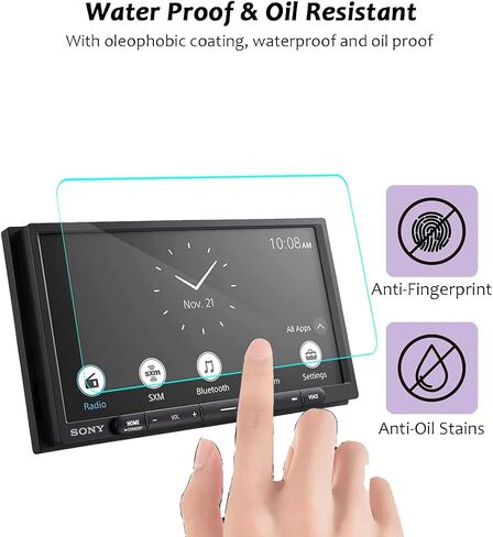 3-Pack for Sony XAV-AX6000 XAV-AX4000 Screen Protector | HD Clear Anti-Fingerprint Anti-Scratch TPU Screen Protector Protection Flim for Sony XAV-AX6000 XAV-AX4000 7" Media Receiver in Kuwait