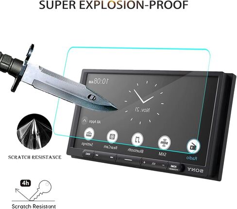3-Pack for Sony XAV-AX6000 XAV-AX4000 Screen Protector | HD Clear Anti-Fingerprint Anti-Scratch TPU Screen Protector Protection Flim for Sony XAV-AX6000 XAV-AX4000 7" Media Receiver in Kuwait