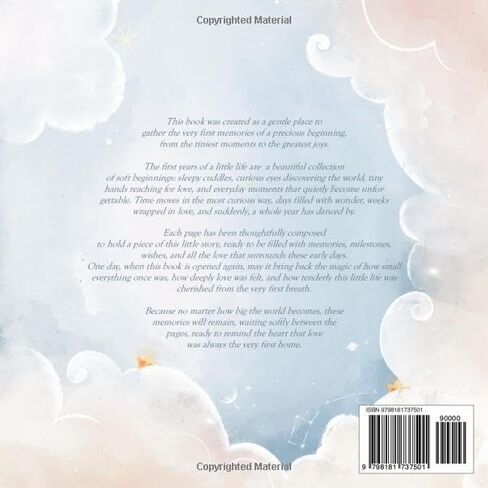 Beautiful Beginnings: A Baby Memory Book & Keepsake Journal Treasuring Milestones, Memories & Photos from Pregnancy to Age 5 in Kuwait