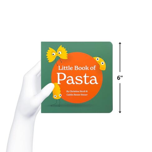 Little Book of Pasta Board Book for Babies and Toddlers about Shapes Read with Phonics and Rhymes Baby Book 0-12 Months Toddler Book Ages 1-4 (Little Books: Culinary Collection (3 books)) in Kuwait