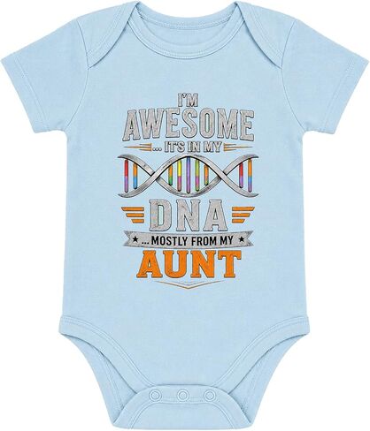 Assorted Baby Onesies For Aunts and Aunties - Newborn Gifts Assorted Colors in Kuwait