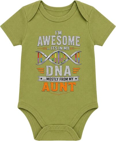 Assorted Baby Onesies For Aunts and Aunties - Newborn Gifts Assorted Colors in Kuwait