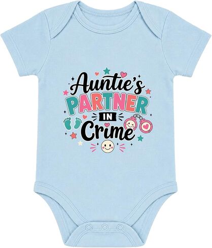 Assorted Baby Onesies For Aunts and Aunties - Newborn Gifts Assorted Colors in Kuwait