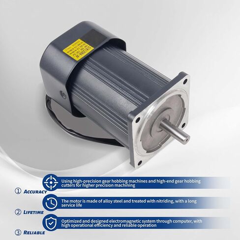 RATTMMOTOR Motor Lathe Chuck Spindle Assemblies Through Hole 15mm | , 3 Jaw K11-125mm Lathe Chuck with 120W 110V Optical Shaft Adjustable Speed Motor+Driver for CNC Lathe in Kuwait