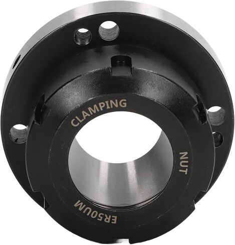 Qqmora ER50 Collet Chuck High Carbon Steel 100mm Diameter 7 Hole Flange for CNC Milling Machine and Lathe Tool in Kuwait
