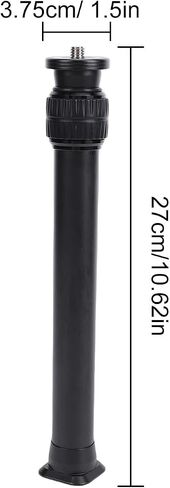 Andoer Tripod Extension Pole 2 Section Aluminum Alloy Center Column Extender Rod Telescopic Stick Monopod in Kuwait