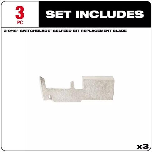 Generic 48-25-5250 For Milwaukee 2-9/16 in. Switchblade 3 Blade Replacement Kit in Kuwait