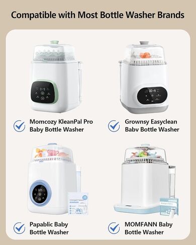 Momcozy Bottle Washer Filter, Air Filter Replacement Bottle Washer Parts, Compatible with Grownsy, Papablic Baby Bottle Washer, 6 Pack 1-Year Supply in Kuwait
