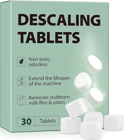 Descaling Tablets Descaler, 30 Count, Compatible with Momcozy, Baby Brezza Bottle Washer, Warmer, Sterilizer & Formula Maker, Descaler for Milk & Limescale Removal in Kuwait
