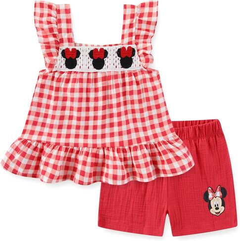 Disney Minnie Mouse Girls Gauze Top and Shorts Set for Toddler in Kuwait