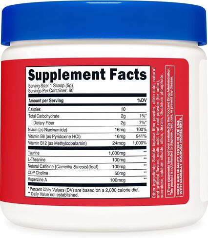 Nutricost Energy Complex (Fruit Punch) 60 Servings | Clean Energy Powder, 300g Dietary Supplement in Kuwait