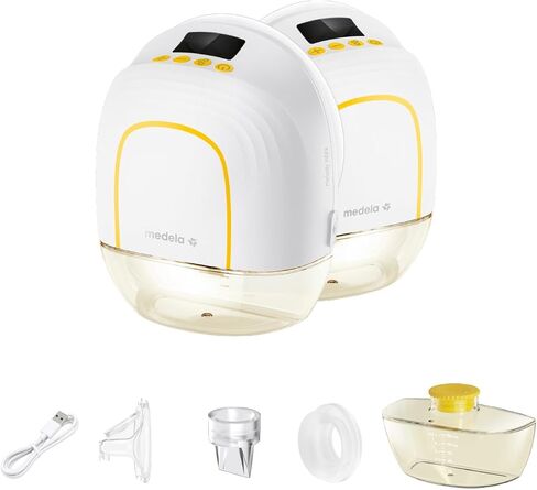 Medela Melody InBra Wearable Electric Breast Pump | Easy Fit, Fully In-Bra, Hands Free, Soft Comfort, Slim, Pump-and-Store Container, BPA-Free, Rechargeable, For Casual Pumping in Kuwait