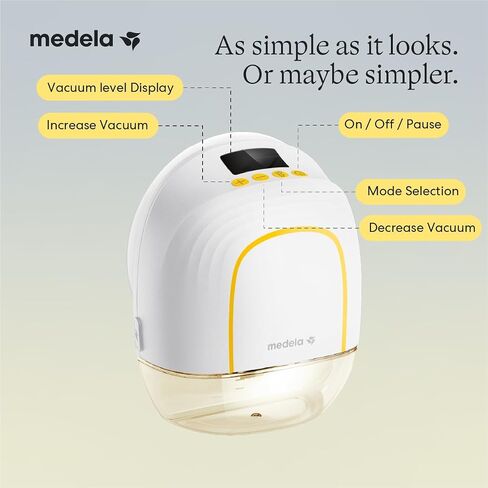 Medela Melody InBra Wearable Electric Breast Pump | Easy Fit, Fully In-Bra, Hands Free, Soft Comfort, Slim, Pump-and-Store Container, BPA-Free, Rechargeable, For Casual Pumping in Kuwait
