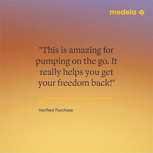 Medela Melody InBra Wearable Electric Breast Pump | Easy Fit, Fully In-Bra, Hands Free, Soft Comfort, Slim, Pump-and-Store Container, BPA-Free, Rechargeable, For Casual Pumping in Kuwait