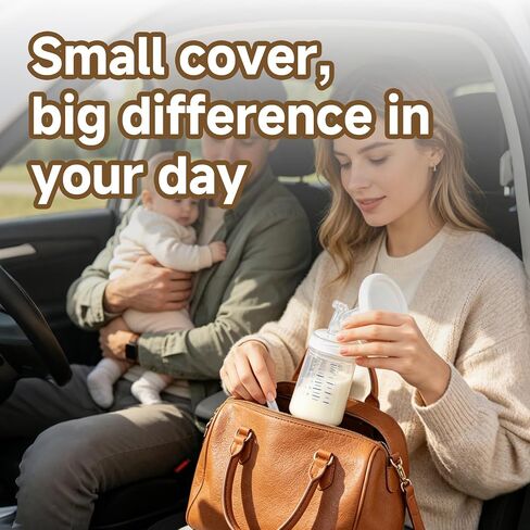 Breast Pump Cover Compatible with Spectra Flange for Fridge, 2 Pack Made of Premium Plastic, Easy-Install Collector, Soft, Durable, and Simple to Rinse, Ensuring Long-Lasting in Kuwait