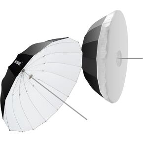 NEEWER 71"/180cm Parabolic Reflective Umbrella Photography with White Inner, Soft Lighting with Diffuser Cover, Bag, Quick Fold for Camera Photo Studio Video Light Shooting Monolight Flash, NS4U in Kuwait