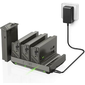 Tactacam Lithium Battery Pack, Compatible with Tactacam Reveal Trail Cameras, 4-Pack Rechargeable Battery Kit with Charger Station,High Capacity Replacement Power Set for Hunting Outdoor Surveillance in Kuwait