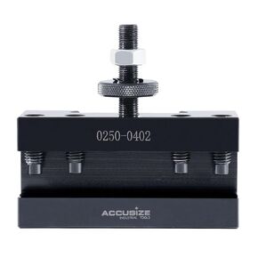 Accusize Industrial Tools Style Bxa Boring، حامل الدوران والمواجهة، لأدوات الخراطة مقاس 5/8 بوصة، حامل أدوات التغيير السريع، الطراز 2، 0250-0202 | حامل V-Groove لأعمدة BXA، يناسب لقم الأدوات مقاس 1/4 بوصة إلى 5/8 بوصة، وساق 1/2 بوصة، والفولاذ، وشريط التجو in Kuwait