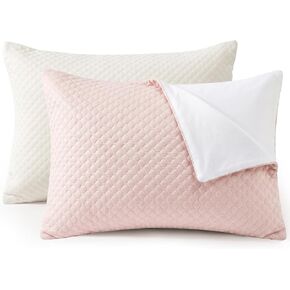 Toddler Pillowcase 13x18 Cooling Toddler Pillow Cases 2 Pack Cooling 3D Dots Toddler Pillowcase Zipperless Envelope Closure in Kuwait