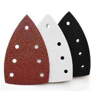 FOWOK 75Pcs Mouse Sandpaper for Ryobi Corner Sander with 2 Foam Sanding Pad in Kuwait