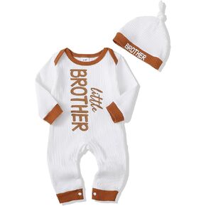 NZRVAWS Newborn Baby Boy Clothes Outfits Letter Prined Romper Pants Set Infant Baby Boy Clothing 0 3 6 9 12 18 Months in Kuwait