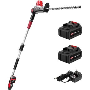 MZK 22'' Cordless Hedge Trimmer, 20V Bush Trimmer, Handheld Hedge Cutter, Grass Shrub Trimmer, Lightweight & Compact Trimmer(2 * 4.0Ah Battery & Charger Included) in Kuwait