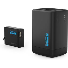 GoPro Dual Battery Charger + Enduro 2 Battery (Mission 1 Series + HERO13 Black) - Official GoPro Accessory in Kuwait