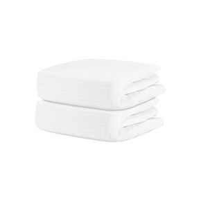 Newton Baby Fitted Crib Sheet 2-Pack, Organic Cotton - Plain White in Kuwait