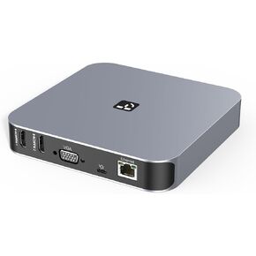 TobenONE Docking Station 3 Monitors, Driver-Based, for MacBook M1-M5/Neo | 13-in-1 USB C Dock with 2 4K HDMI, VGA, 4 USB, 65W Charger, for Mac mini, Dell, Lenovo, HP, for Home Creator/Developer/Worker in Saudi Arabia