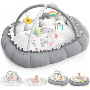 OCATO Baby Play Mat Gym: Baby Play Gym Mat Thick Large Baby Activity Center from Baby to Toddler Skills Development Baby Essentials Baby Shower Gifts Boy Girl for Babies 0-6-12 Months in Saudi Arabia