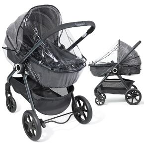Stroller Rain Cover, Universal Rain Cover for Stroller, with Window for Easy Access, Breathable Baby Travel Weather Shield Stroller Accessories, Clear in Kuwait
