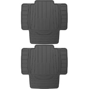 insefocc TPE Car Seat Protector for Child Car Seat, Waterproof Anti‑Slip No Imprints Car Seat Cover, Universal Booster Seat Protector for Baby & Pet, BPA‑Free Under Seat Car Mat（Black 2pc） in Kuwait