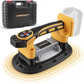 Cordless Suction Cup Tile Vibration Tool Compatible with Dewalt 20V Battery(No Battery), 9 Speed Adjustable Tile Installation Leveling Machine with Suction Max 250kg Tiling Vibrator for Floor Wall in Kuwait