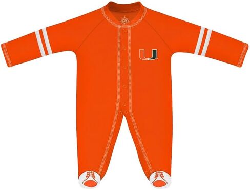 Creative Knitwear College Baby Infant Sports Shoe Footed Romper - Team Logo, Many Colors, Unisex, (0-9 Months) in Saudi Arabia