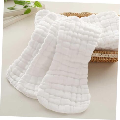5 Pcs Reusable Pure Cotton Gauze Diaper Inserts, Washable Breathable Cloth Diaper Liners for Newborns and Toddlers, Highly Absorbent Soft Gauze Pads in Kuwait