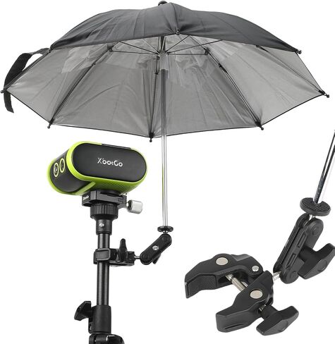 Camera Tripod Umbrella with Super Clamp, 360° Adjustable Outdoor Sun Hood, Rain Cover, Camera Umbrella for Xbotgo Falcon Chameleon, Veo, Canon, Nikon, Sony, Fujifilm Cameras in Kuwait