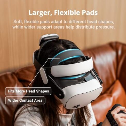 BOBOVR M3 Pro + Strap Dual Battery and Dual Charging Dock Combo ，Compatible with Quest 3/3S in Kuwait