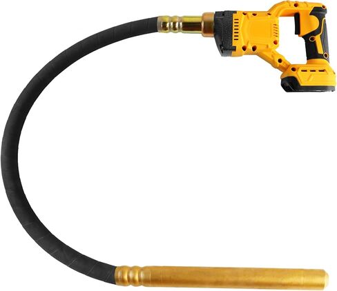 Handheld Concrete Vibrating Tool Compatible with Dewalt 20V Battery(No Battery), 800W Power Concrete Vibrator with 3.6FT Shaft, Portable Cement Vibrator for Remove Air Bubble in Kuwait