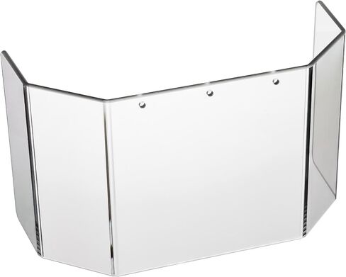 ATS RMS-1 Replacement Curved Shield for Milling Guards, Lexan, Made in USA | Durable curved polycarbonate panel. Compatible with the ATS MG Series milling machine guards. in Kuwait