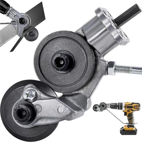 Electric Metal Nibbler Drill Attachment With Adapter DIY Metal Cutter Sheet Drill Attachment For Metal Cutting Copper Cutter in Kuwait
