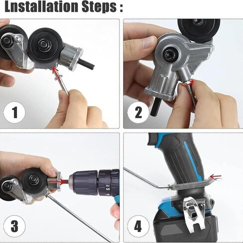 Electric Metal Nibbler Drill Attachment With Adapter DIY Metal Cutter Sheet Drill Attachment For Metal Cutting Copper Cutter in Kuwait