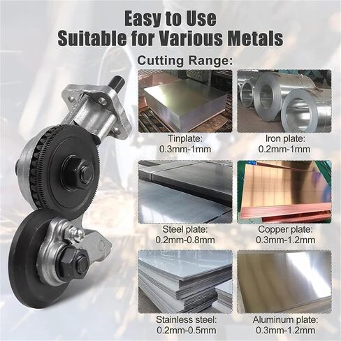 Electric Metal Nibbler Drill Attachment With Adapter DIY Metal Cutter Sheet Drill Attachment For Metal Cutting Copper Cutter in Kuwait