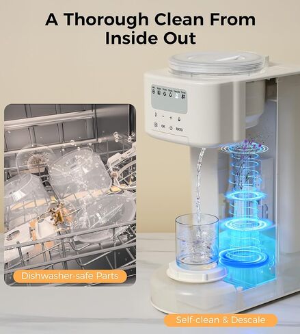 HEYAXA Advanced Formula Dispenser Machine (White) | 4 Temperature Settings, 2L Capacity, Advanced Formula, Automatic Dispensing in Kuwait