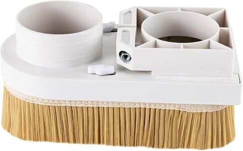 80Mm Spindle Dust Shoe, Cnc Router Dust Cover With Nylon Bristle For Spindle Abs Base Dust Collector Boot For Engraving Milling Machine, Woodworking Cnc Tools Accessories in Kuwait