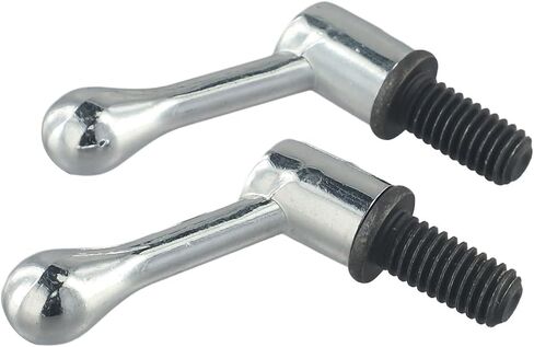 2-Pack Milling Machine Table Lock Handle, 1/2"-13 UNC Zinc Alloy, Adjustable Clamping Knob for Bridgeport & Turret Mills in Kuwait